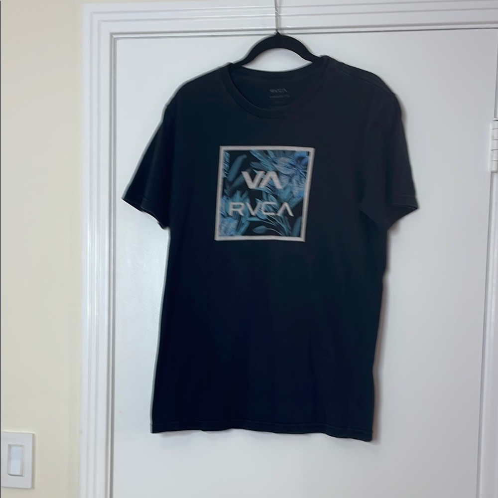 RVCA Black Graphic T-Shirt for Men